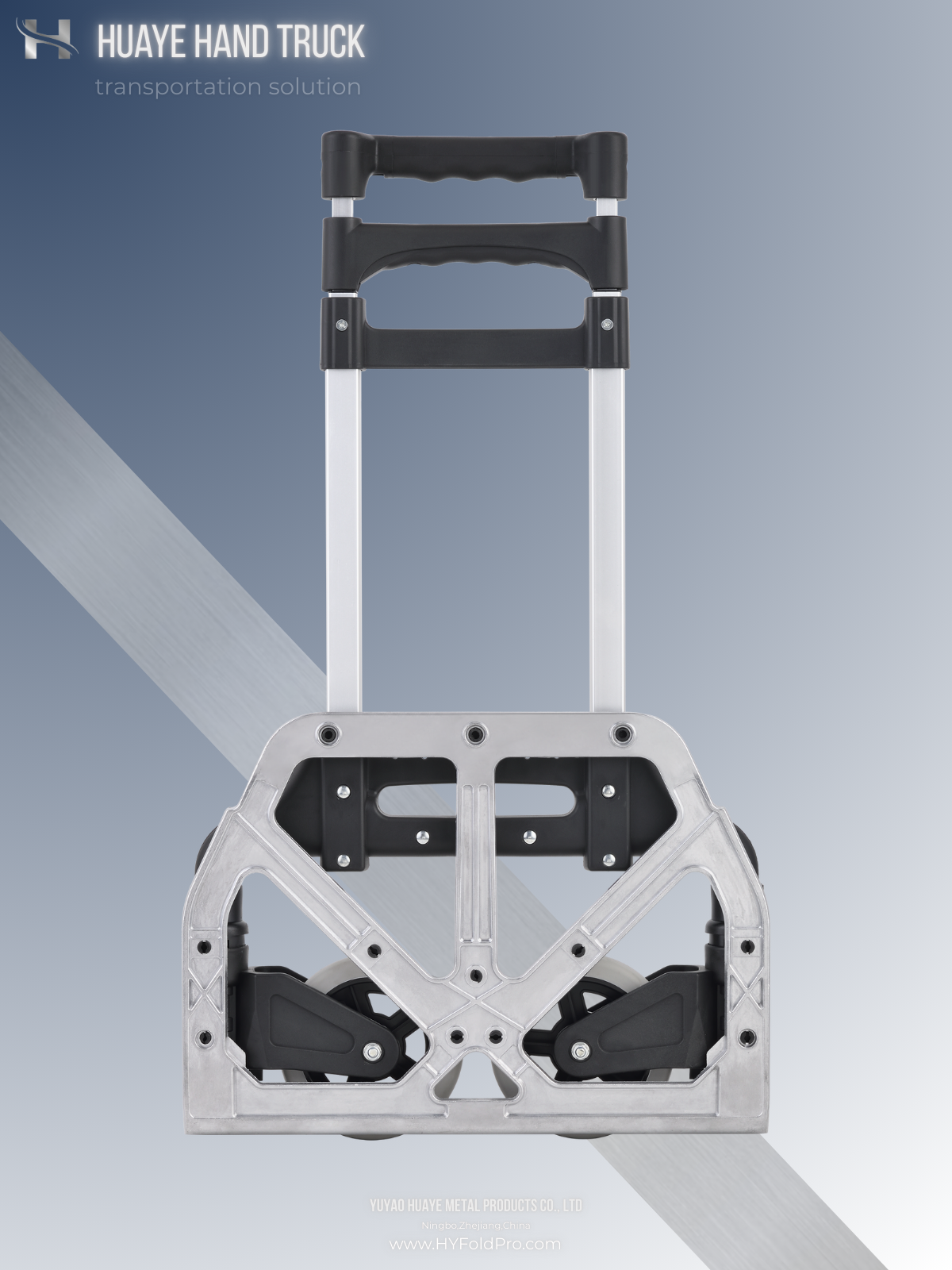 Yuyao HuaYe hand truck -Heavy-Duty Folding Hand Truck – GS TUV Certified Aluminum Utility Cart-70KG
