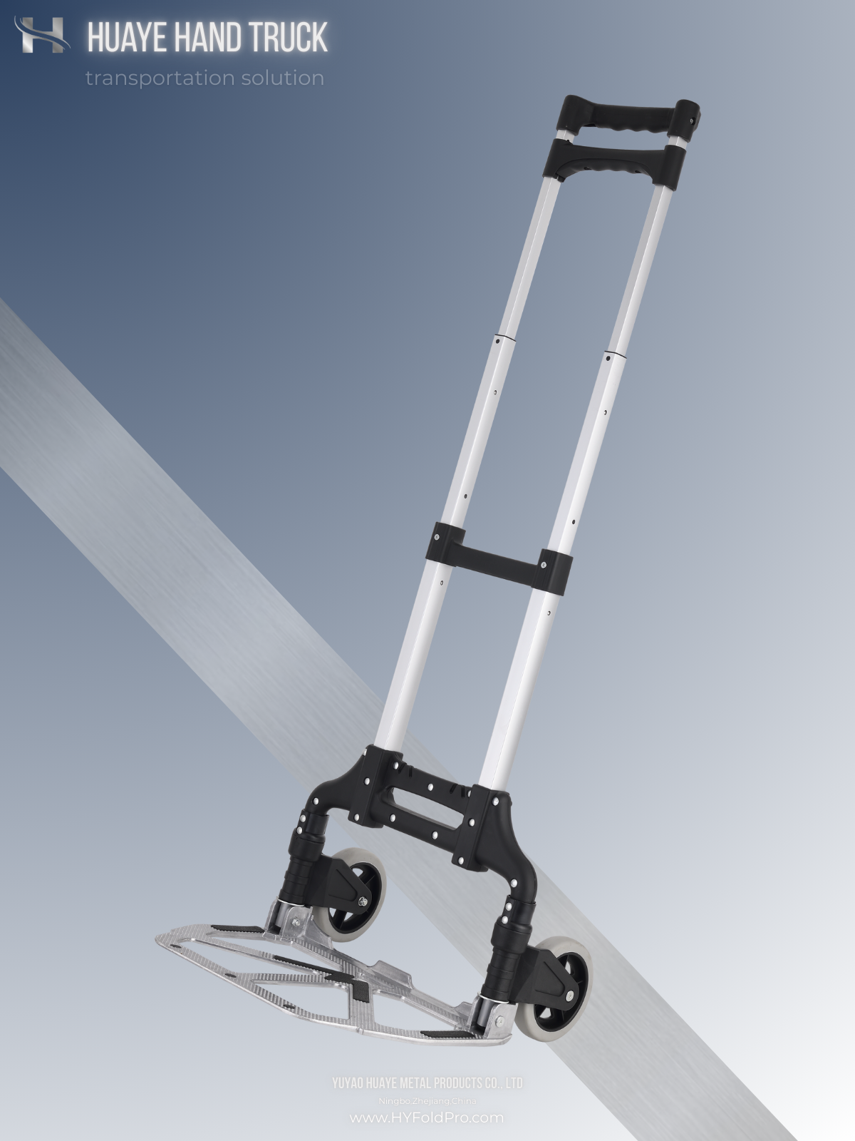 Yuyao HuaYe hand truck -Heavy-Duty Folding Hand Truck – GS TUV Certified Aluminum Utility Cart-70KG