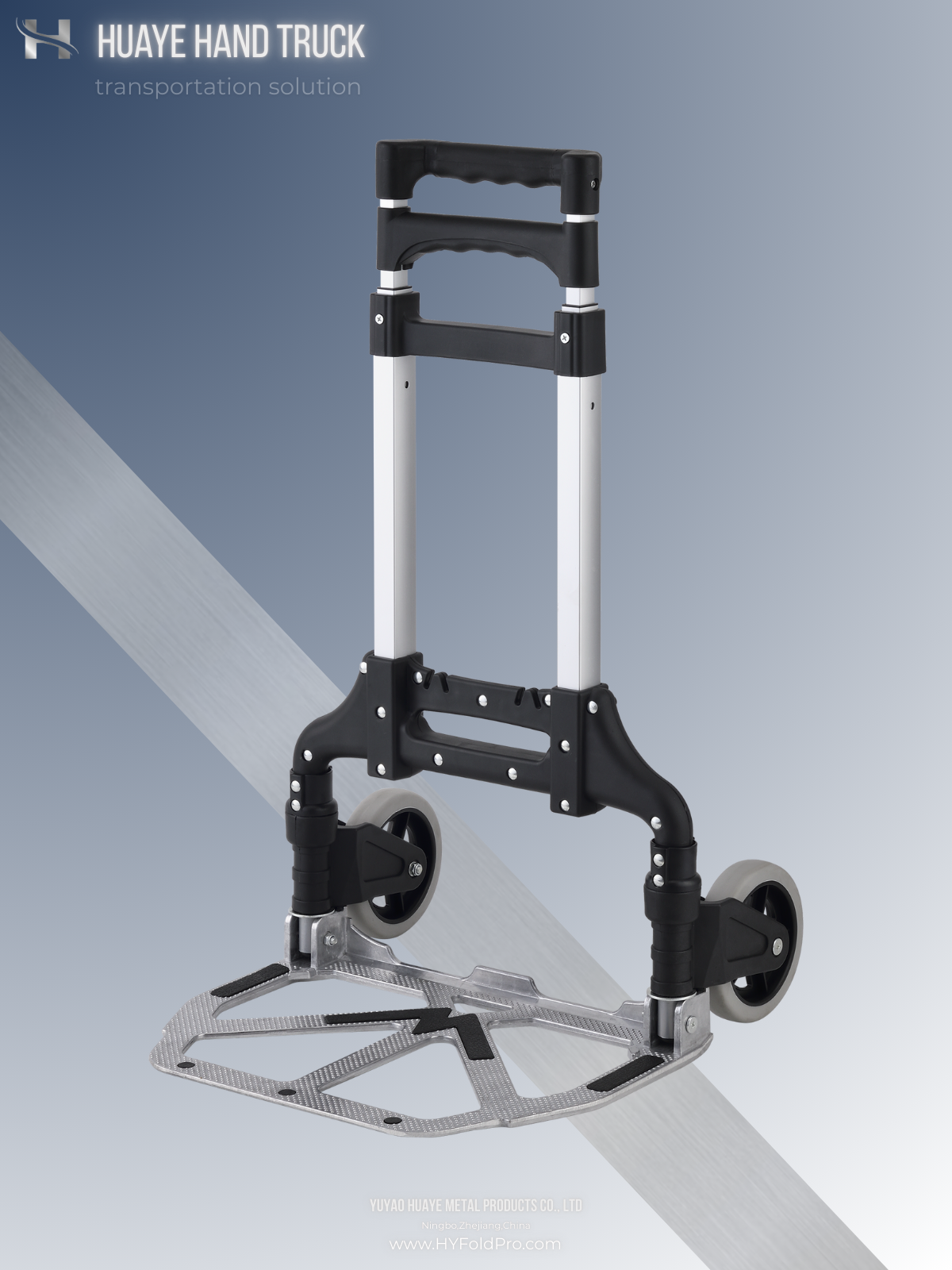Yuyao HuaYe hand truck -Heavy-Duty Folding Hand Truck – GS TUV Certified Aluminum Utility Cart-70KG