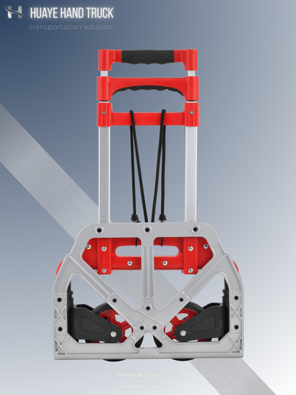 Yuyao HuaYe hand truck -Portable Aluminum Folding Hand Truck – Lightweight Dolly Cart-70kg